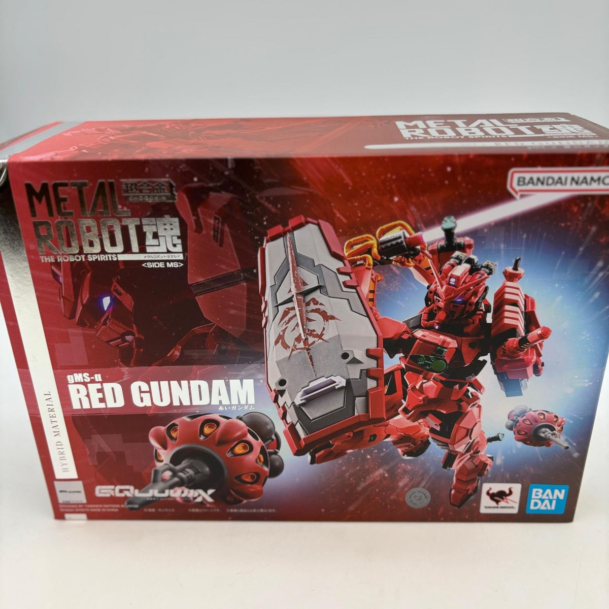 Metal Robot Spirits GQuuuuuuX Red Gundam Action Figure BANDAI