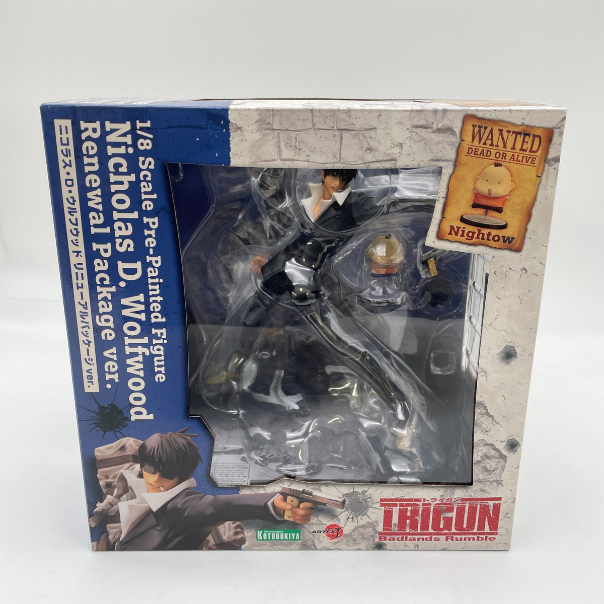 ARTFX J Trigun Nicholas D. Wolfwood Renewal Package Figure KOTOBUKIYA