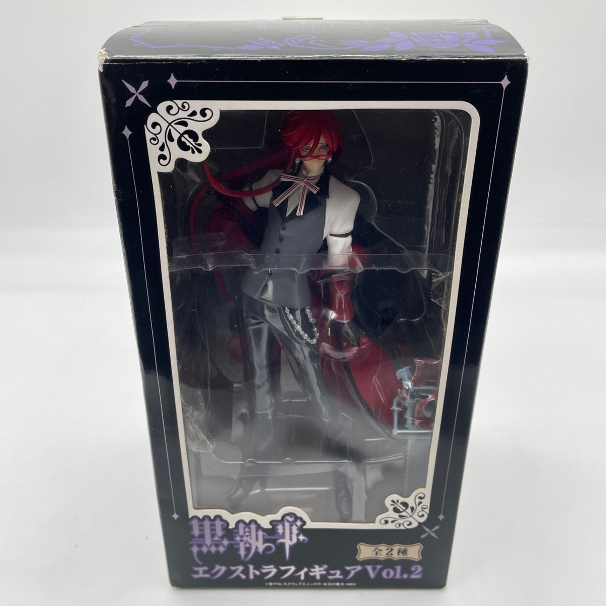 Black Butler Kuroshitsuji Grell Sutcliff figure Vol.2 SEGA anime Japan Used