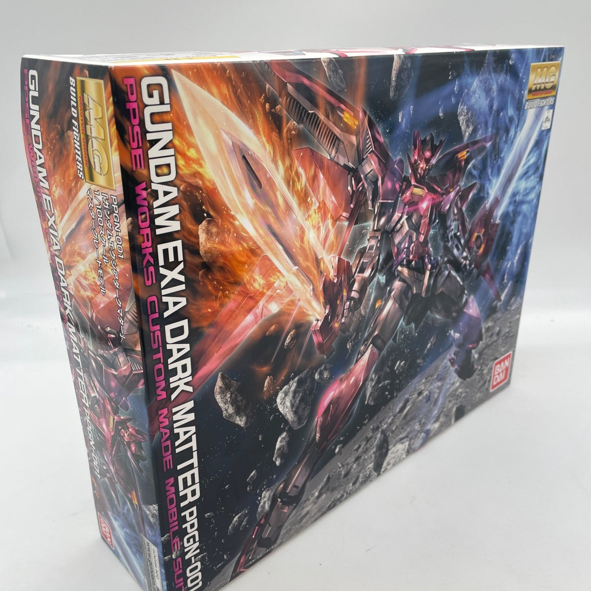 BANDAI MG 1/100 Gundam Build Fighters Gundam Exia Dark Matter Plastic Model