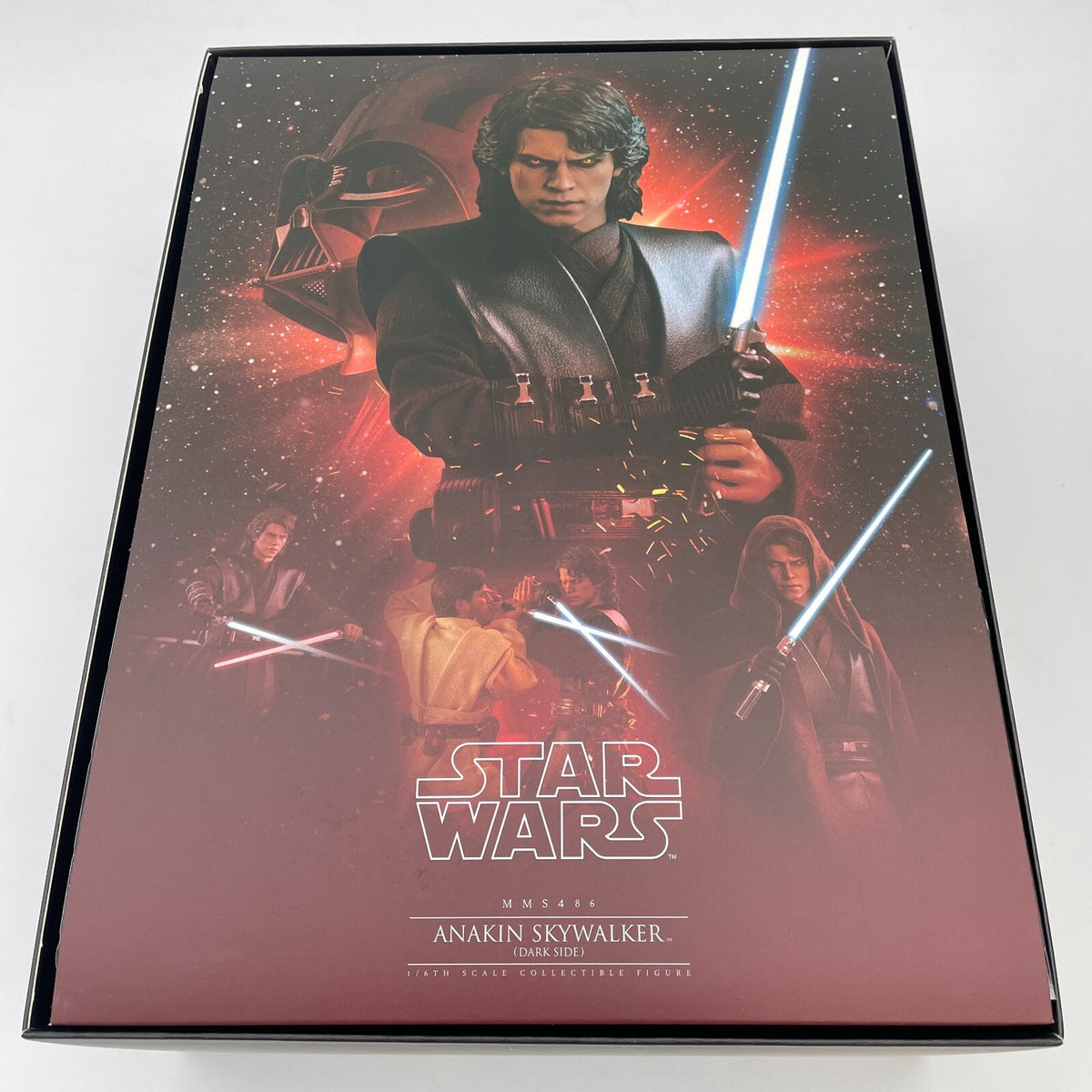 Hot Toys Star Wars Episode III 3 Anakin Skywalker Dark Side 1/6 Figure MMS486