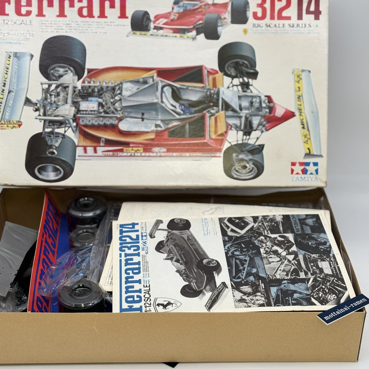 Model Kit 1/12 Big Scale Series NO.23 Ferrari 312T4 Tamiya From Japan