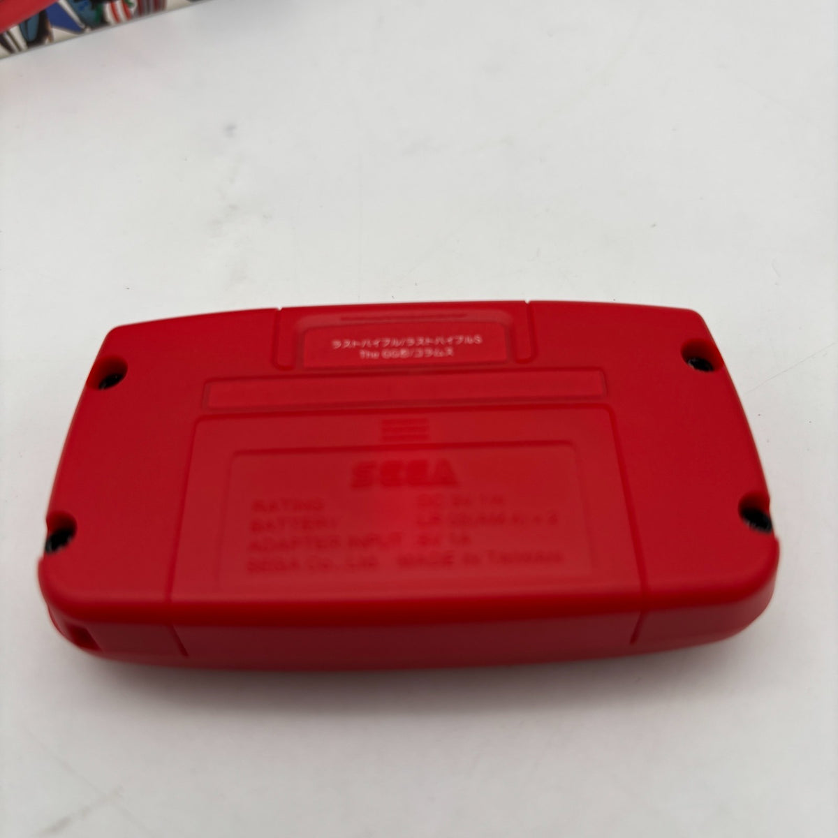 Sega Game Gear Micro Mini red 4 collection Games Preloaded Japan