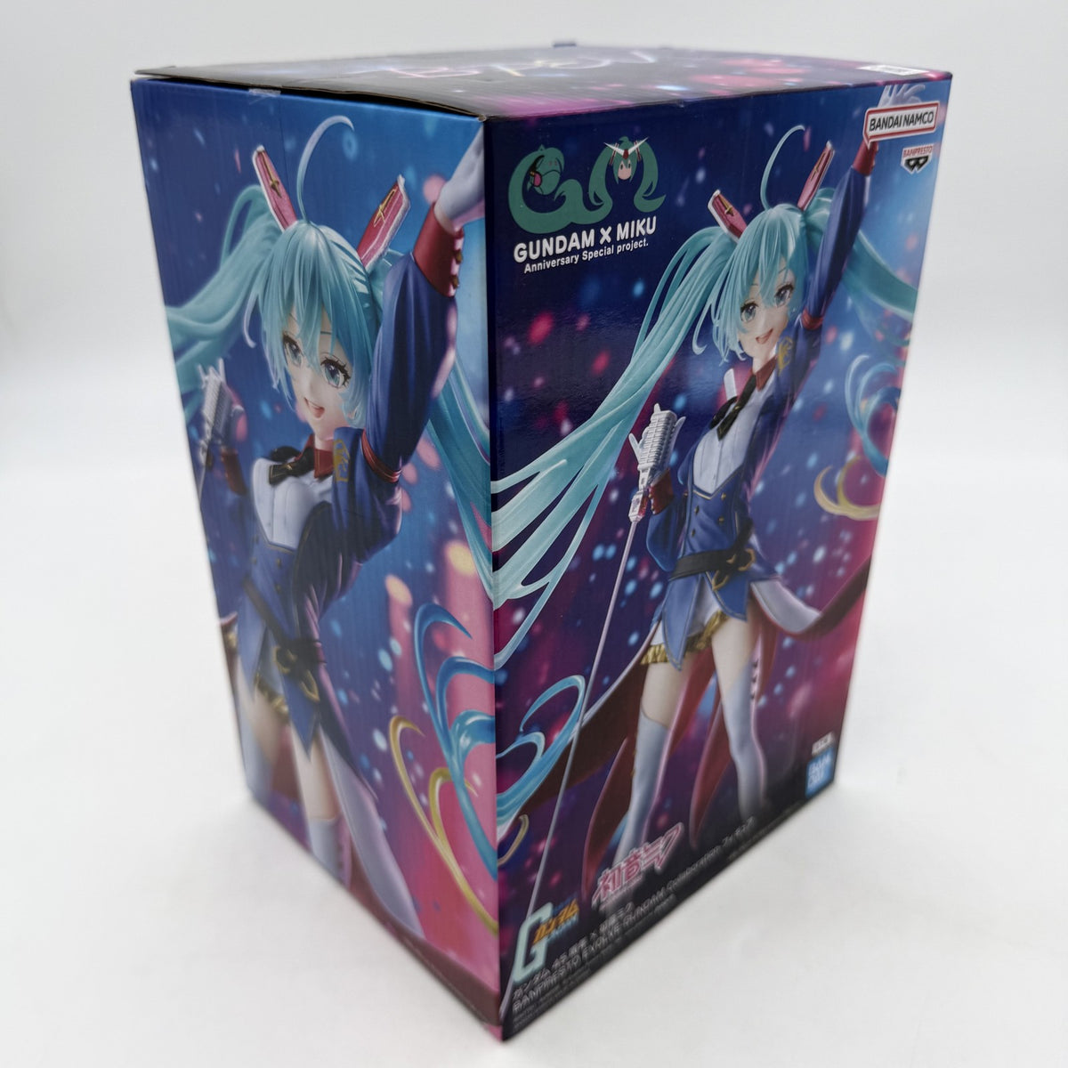 Gundam 45th Anniversary x Hatsune Miku Banpresto Evolve Collaboration w/Box