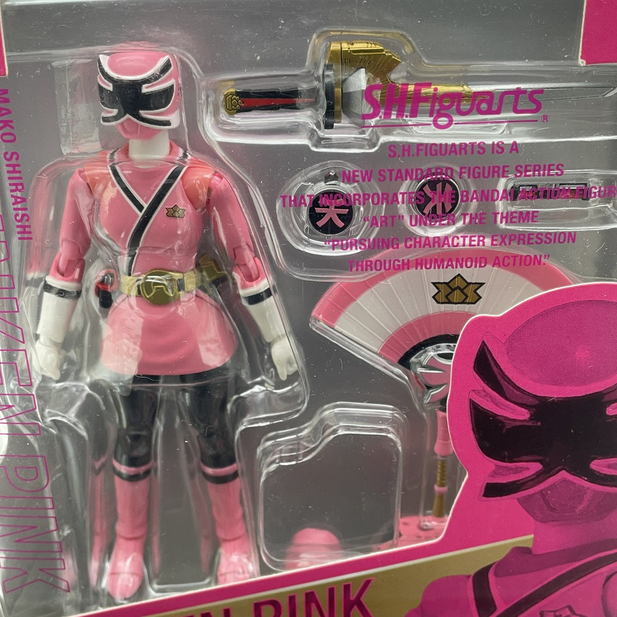 Samurai Sentai Shinkenger Shinken Pink S.H.Figuarts Shinkenger Figure Japan Toy