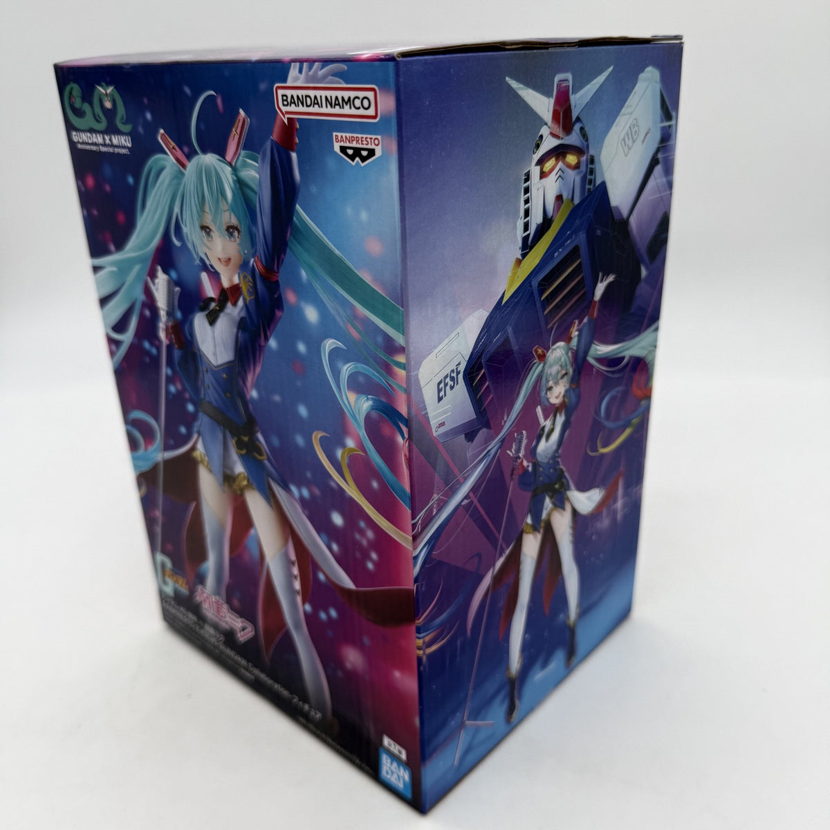 Gundam 45th Anniversary x Hatsune Miku Banpresto Evolve Collaboration w/Box