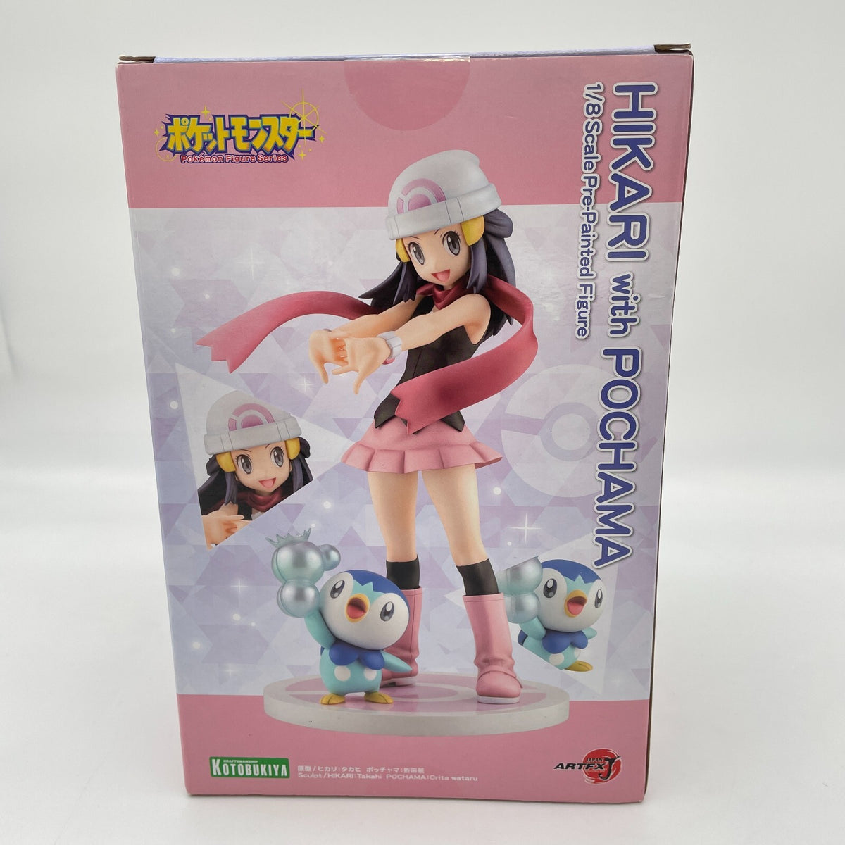 Pokemon Series Hikari with Pochama Piplup 1/8 Figure ARTFX Kotobukiya
