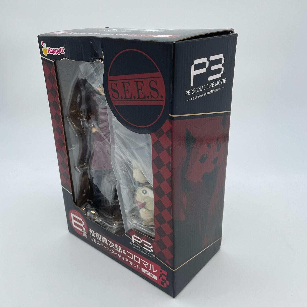 Persona 3 Aragaki Shinjiro & Koromaru Figure P3 TAITO Happy kuji Prize B Japan