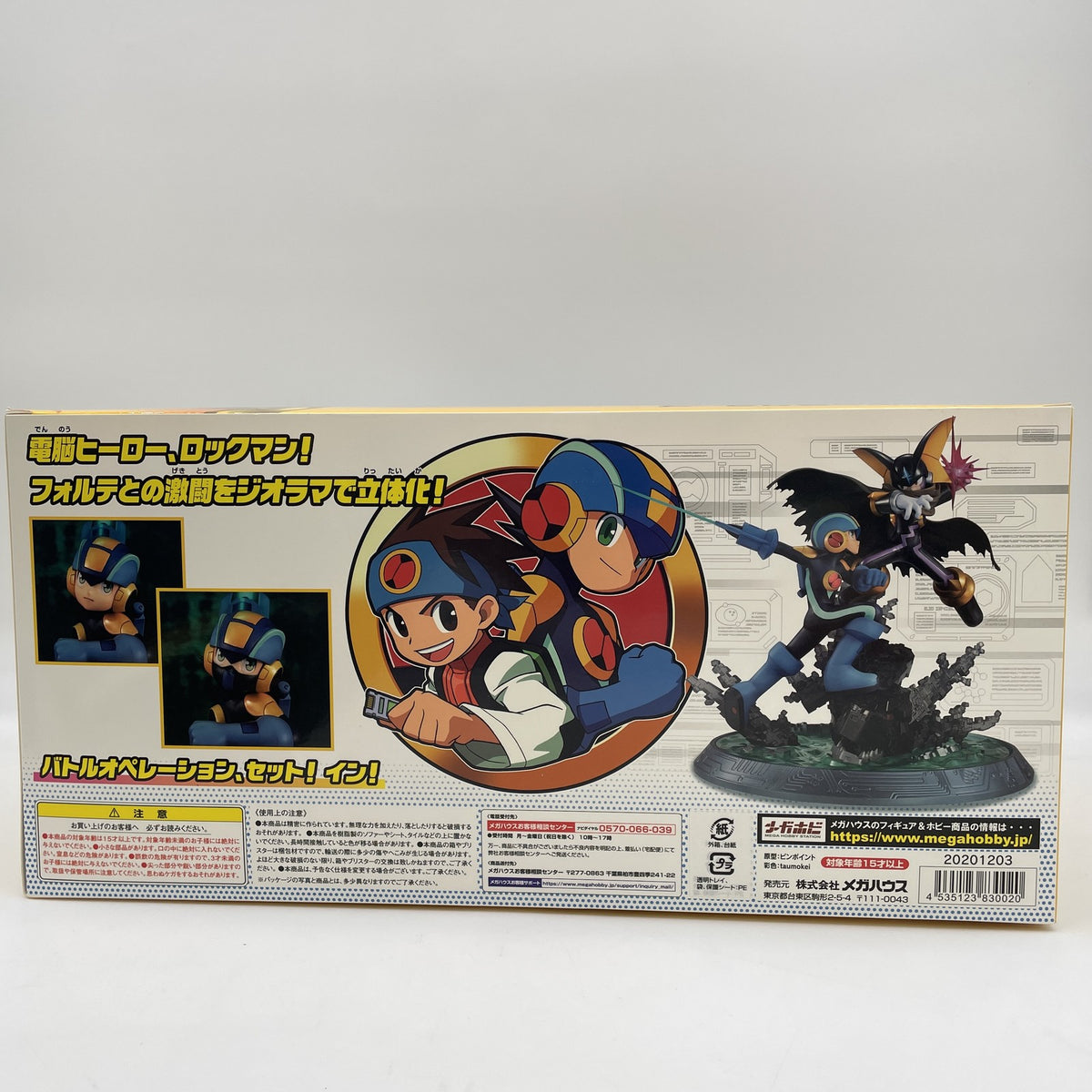 Game Characters Collection DX Rockman EXE Rockman vs Forte Figure MegaHouse