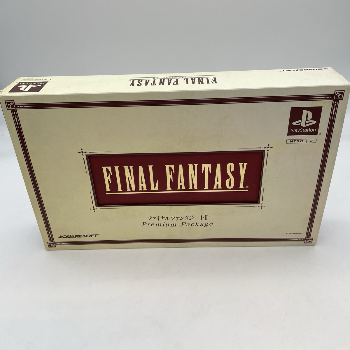 PS1 Final Fantasy 1 & 2 I II Premium Package SQUARE ENIX PlayStation 1