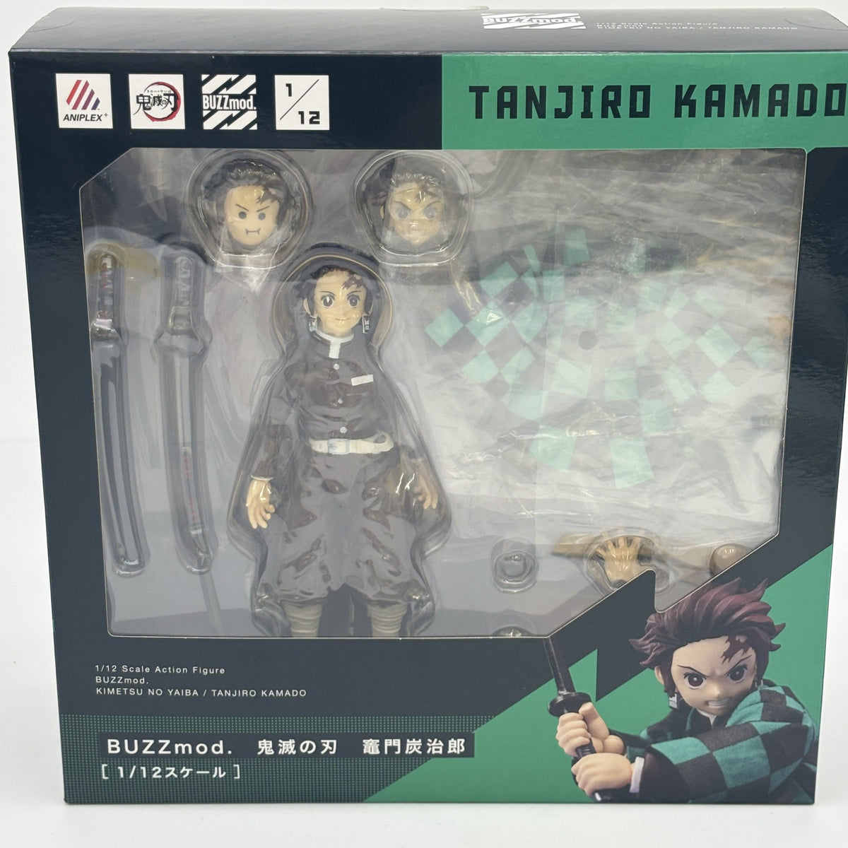 BUZZmod Demon Slayer Kimetsu Tanjiro Kamado figure 1/12 ANIPLEX From Japan Toy