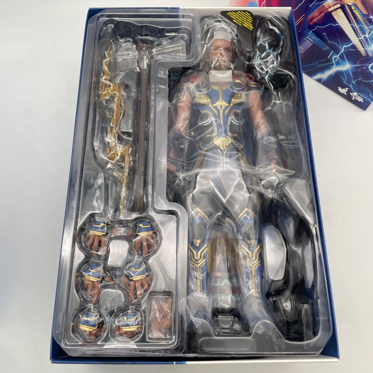 Movie Masterpiece Thor Love and Thunder Thor Blue Action Figure Hot Toys