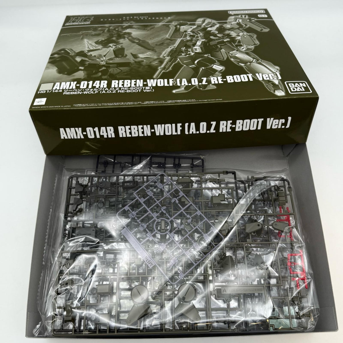 Premium BANDAI HG 1/144 REBEN-WOLF (A.O.Z RE-BOOT Ver.) MODEL KIT JAPAN