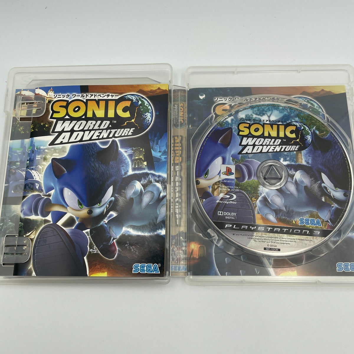 PS3 Sonic World Adventure SEGA PlayStation 3 Japan Import Game