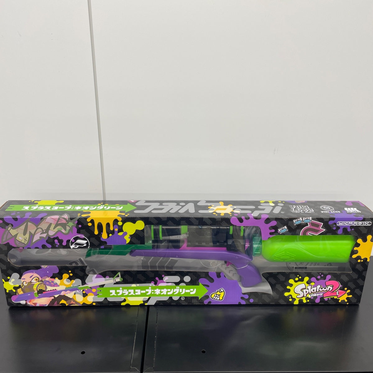 Nintendo Splatoon 2 Water Gun Splat Charger Scope Neon Green Japan Toy