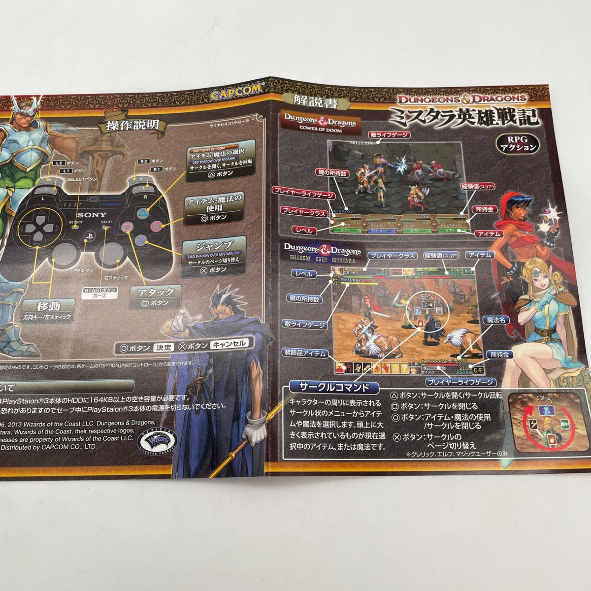 PS3 Dungeons & Dragons Chronicles Of Mystara D&D CAPCOM PlayStation 3 Japan