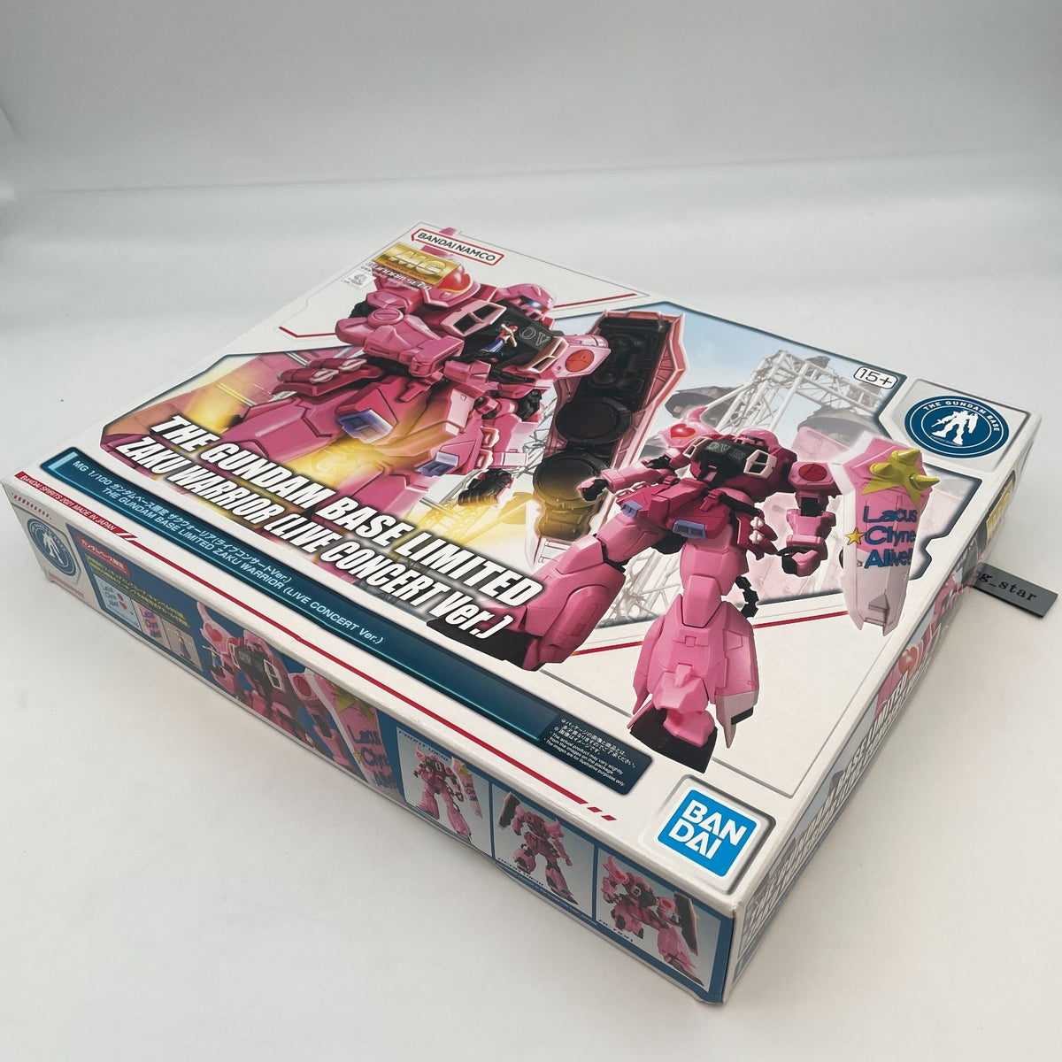 1/100 MG Zaku Warrior Live Concert Ver. Plastic Model kit Gundam Base Limited