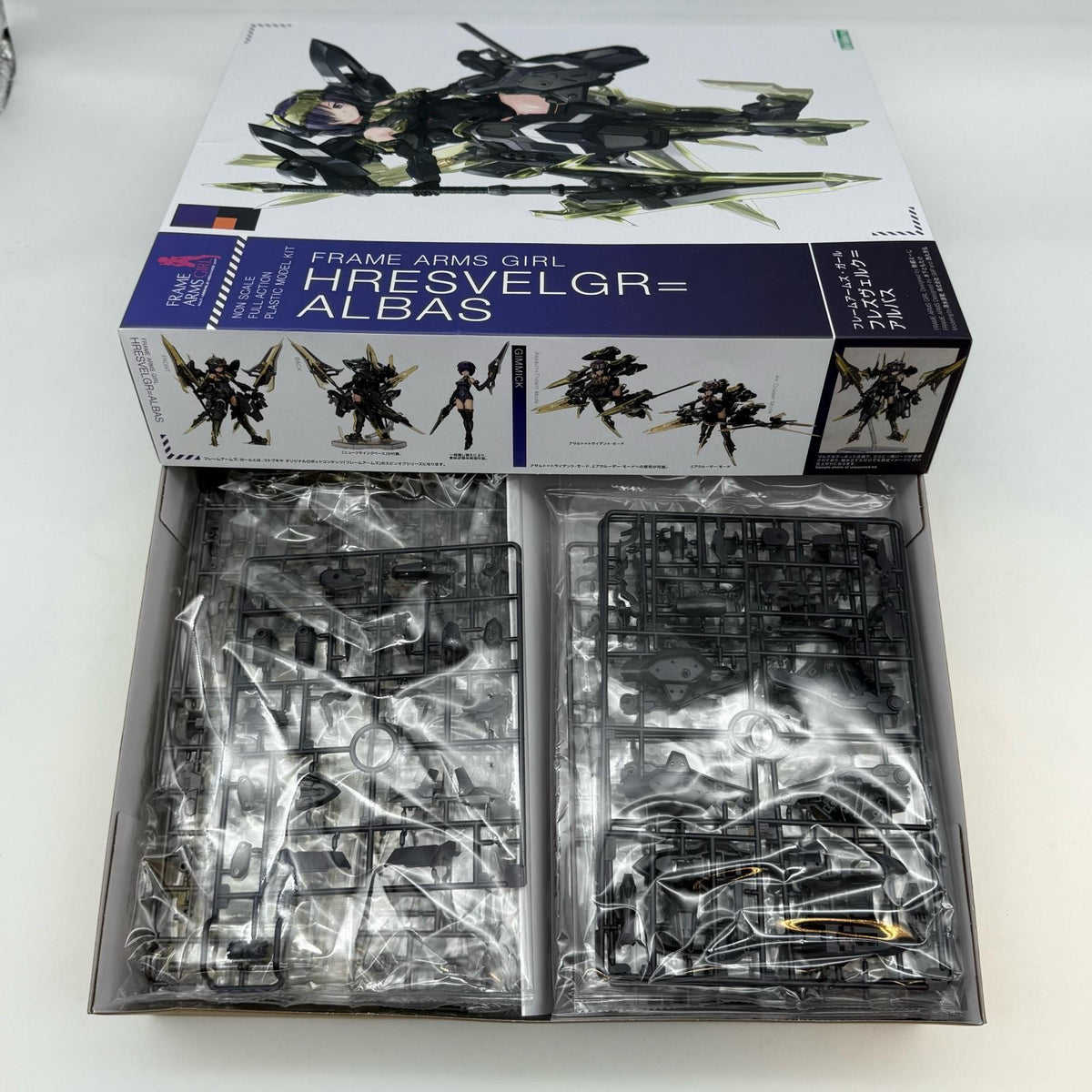 Frame Arms Girl Hresvelgr Albas Non-Scale Model Kit FG139 Kotobukiya JAPAN