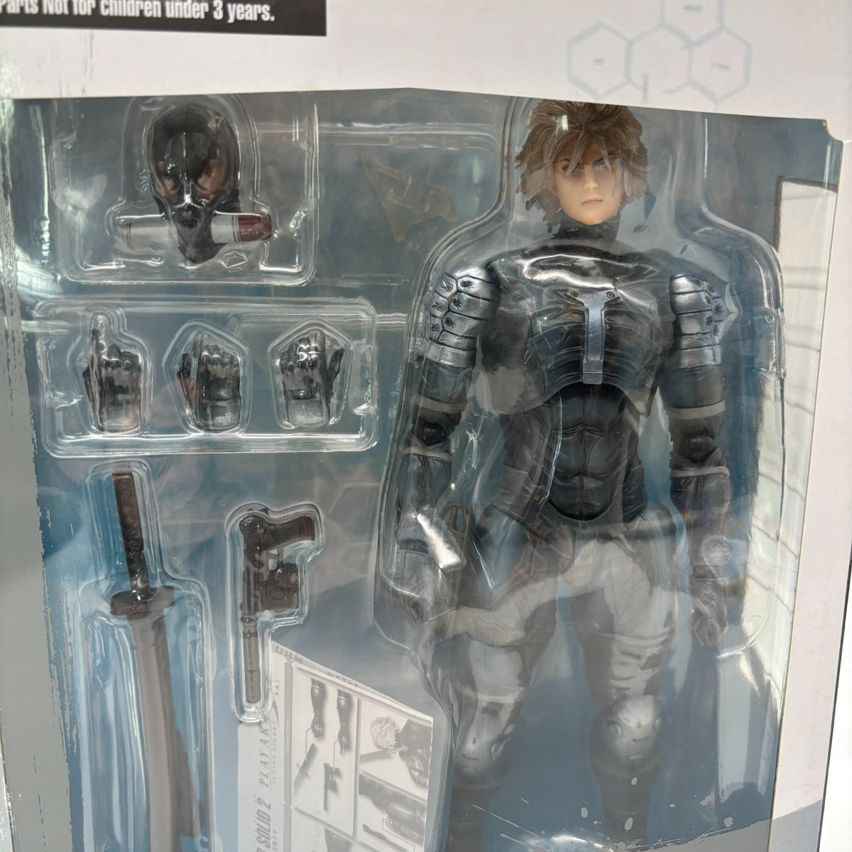 PLAY ARTS Kai Raiden Action Figure SONS OF LIBERTY METAL GEAR SOLID2 Japan