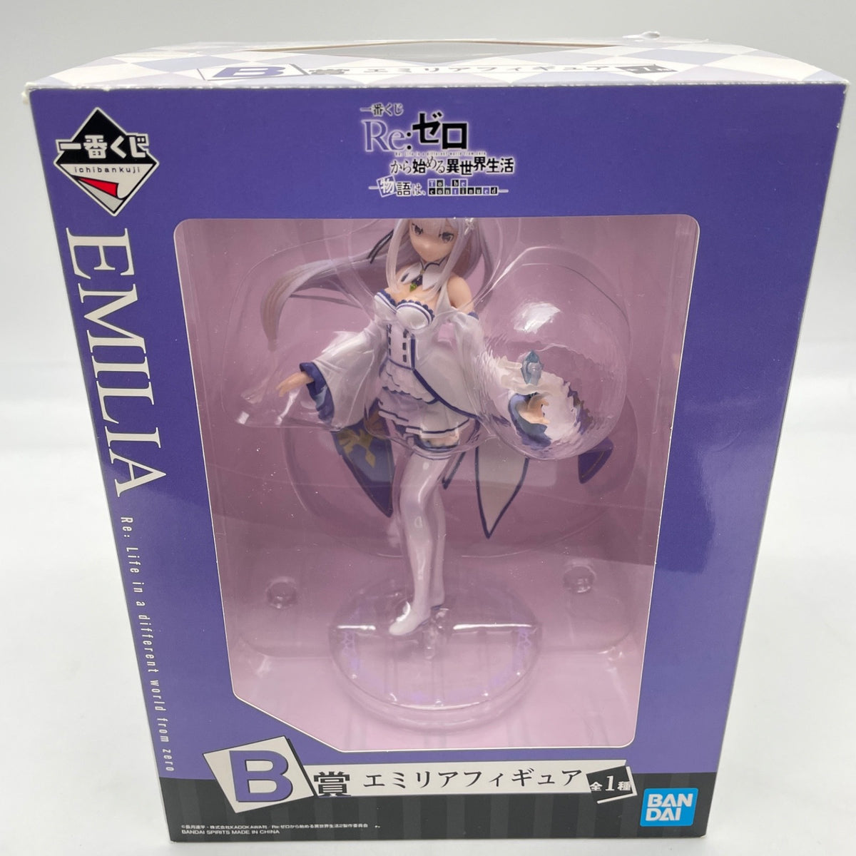 Re: Zero To be continued Emilia Figure Ichiban kuji Prize B BANDAI SPIRITS