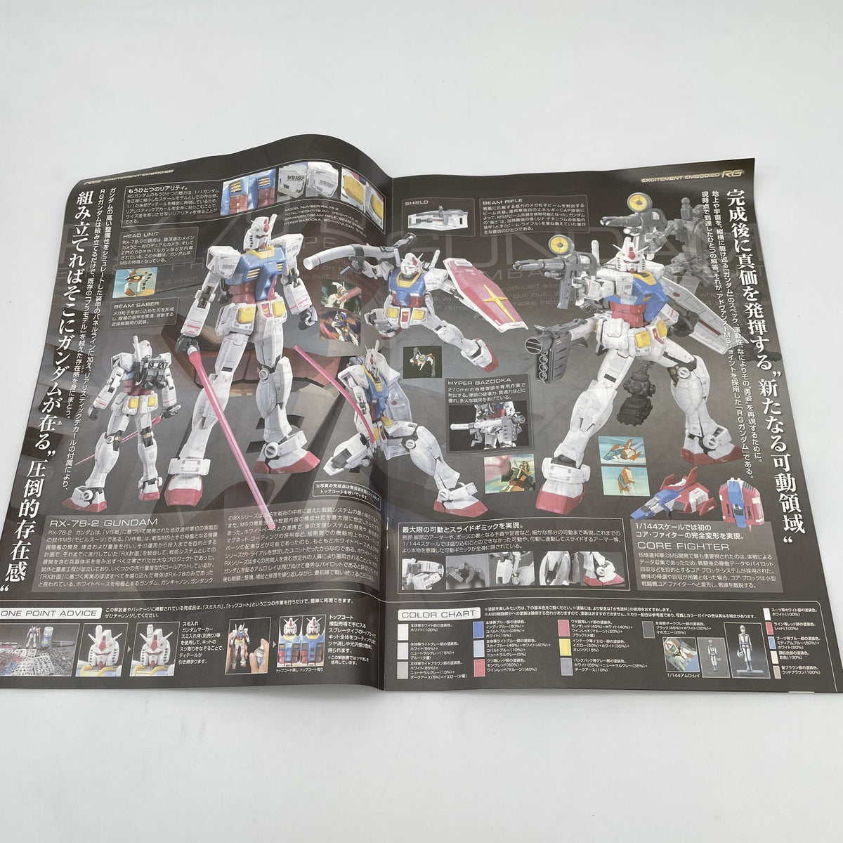 RG 1/144 RX-78 C.A Casval's Gundam Model Kit Premium Bandai Limited