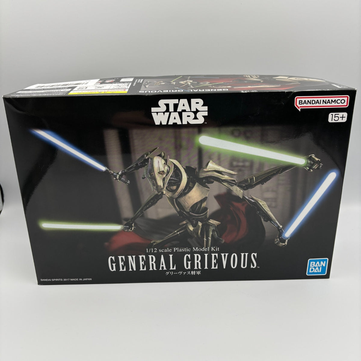 Star Wars General Grievous 1/12 Scale Plastic Model Kit Bandai Japan Import