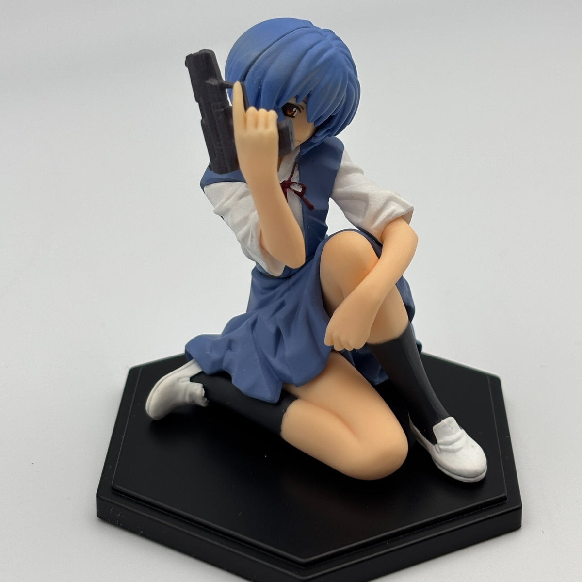 Figure Rei Ayanami school Uniform ver. Japan kaiyodo Evangelion Young Ace 2012