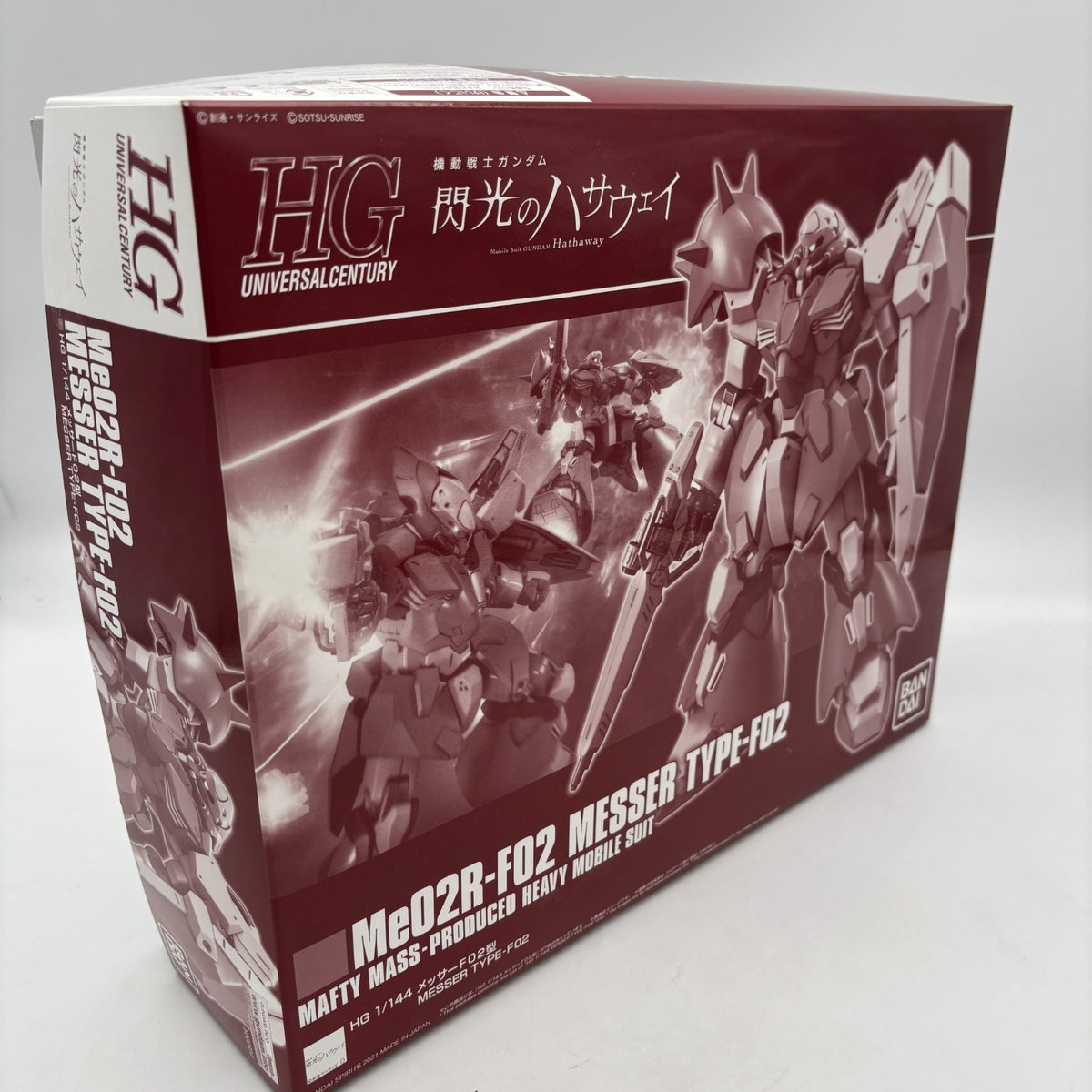 1/144 HG Me02R Messer F02 type Mobile Suit Gundam Flash Hathaway Premium Bandai