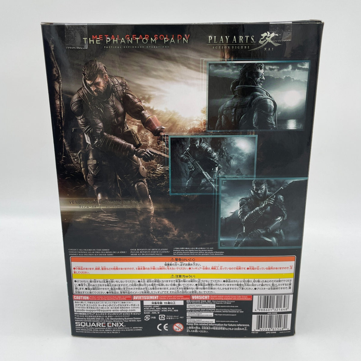 Play Arts Kai Venom Snake Sneaking Suit ver. Figure Metal Gear Solid V Japan