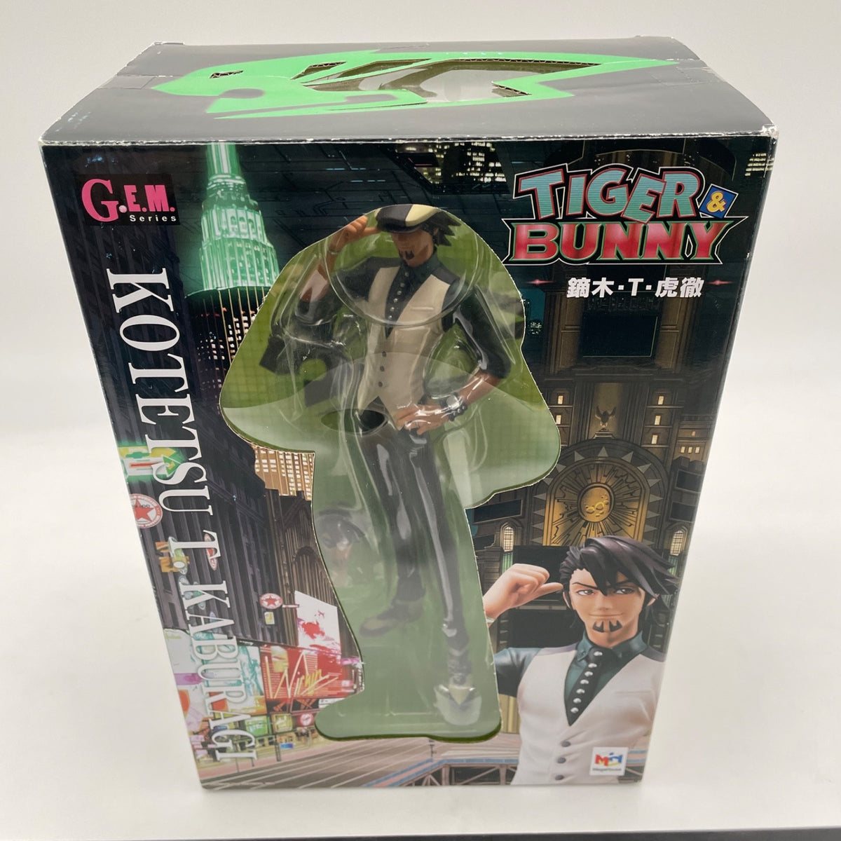 G.E.M Series Tiger & Bunny Kaburagi T. Kotetsu Figure Megahouse PVC