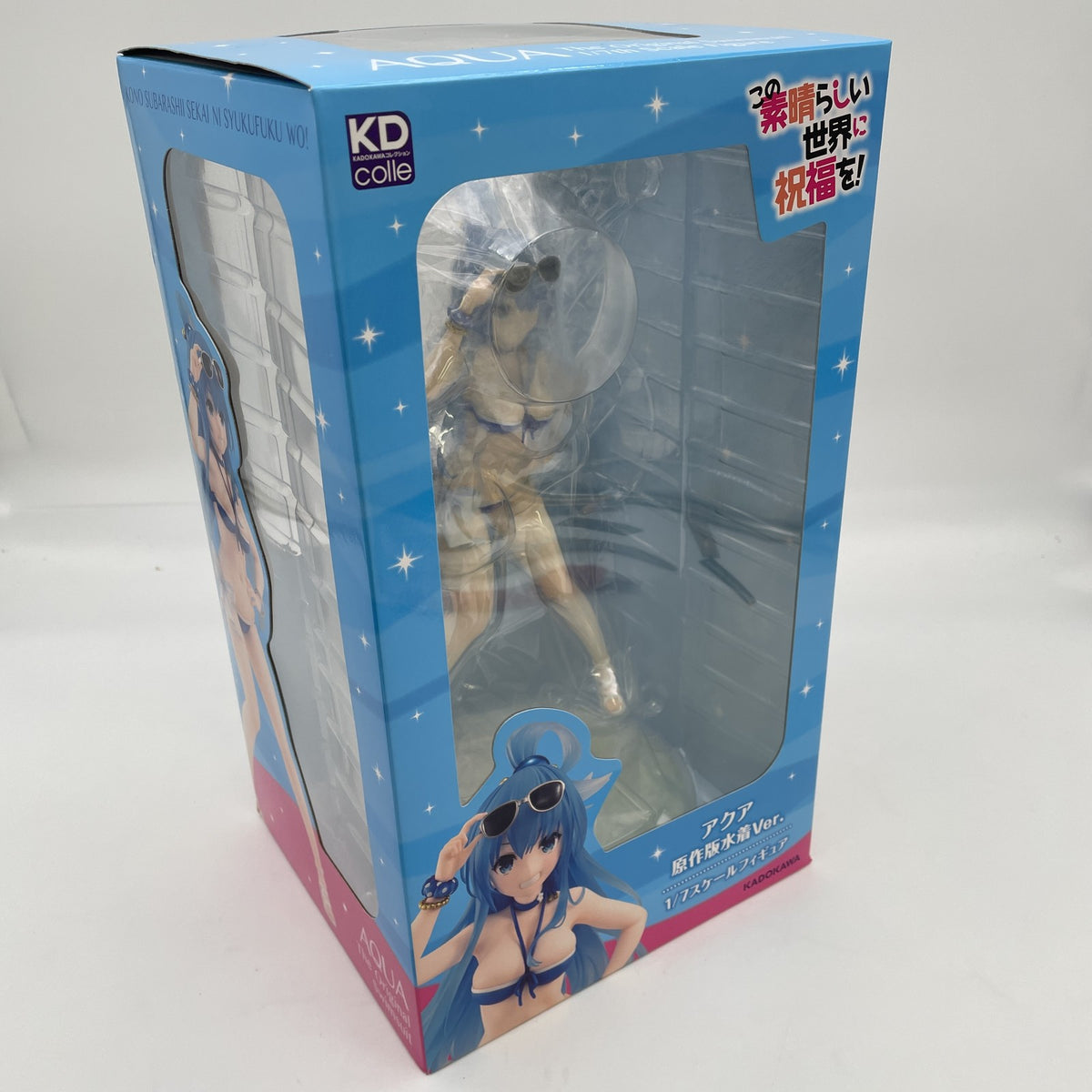 Aqua light novel Swimsuit Ver. 1/7 Figure KDcolle PVC painted KonoSuba Japan