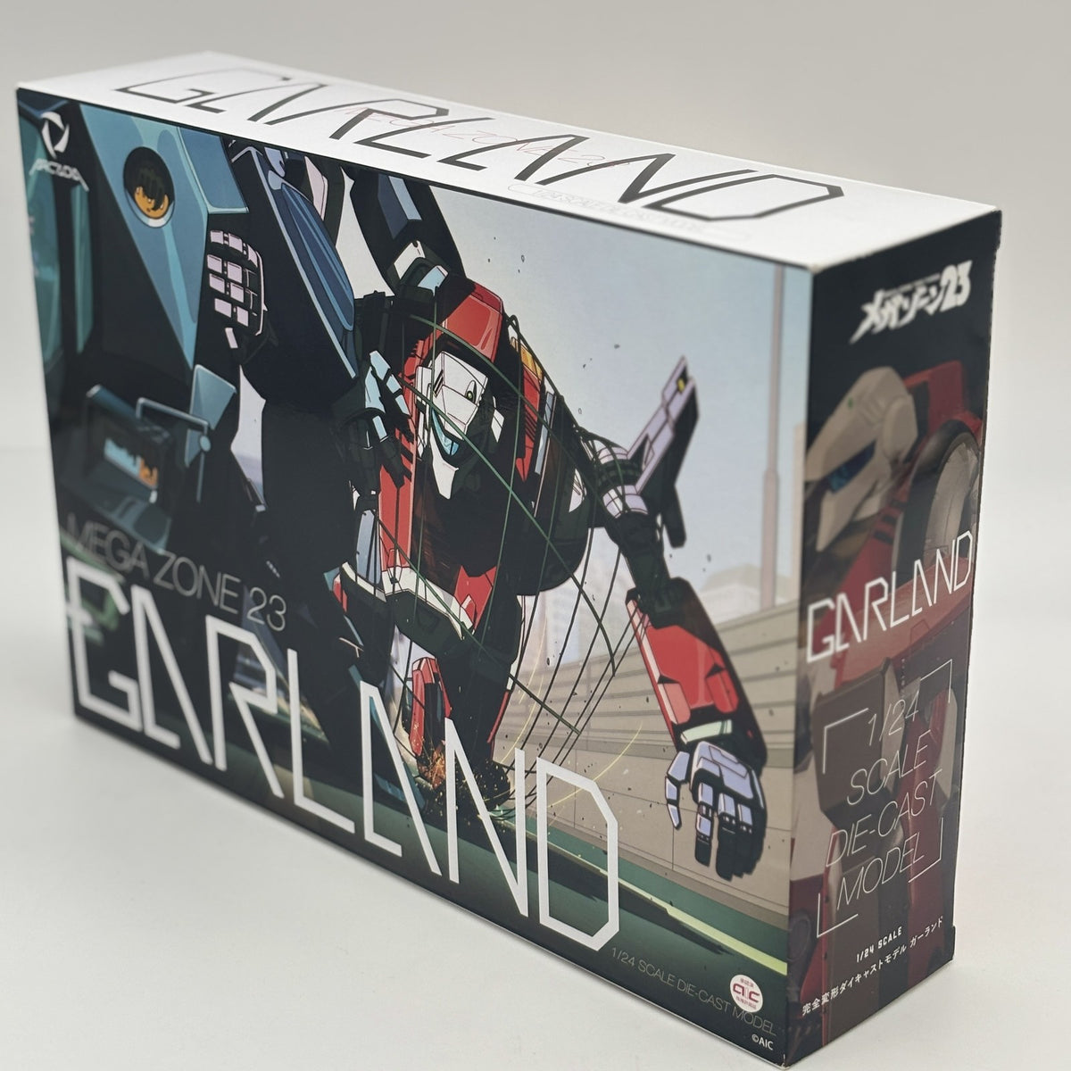 Figure MEGAZONE 23 1/24 scale die-cast model Garland Japan ARCADIA