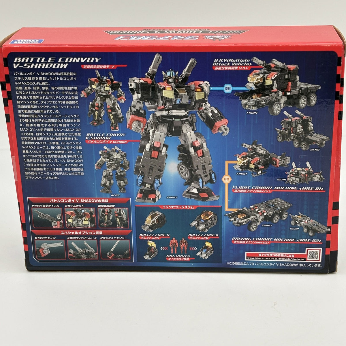 Diaclone DA-79 Battle Convoy V-Shadow Action Figure Takara Tomy Japan Import