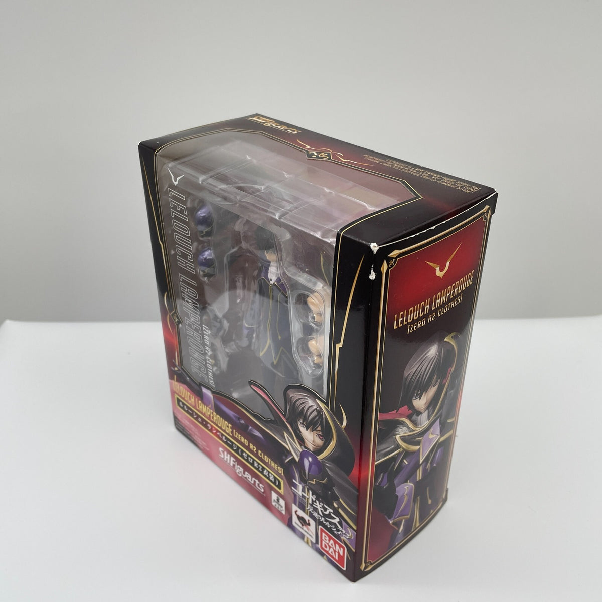 S.H.Figuarts Code Geass Lelouch Lamperouge zero R2 costume Figure Bandai Japan