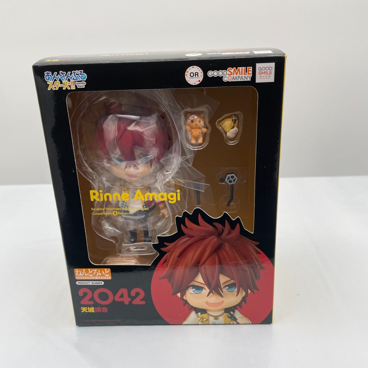 Nendoroid Ensemble Stars Music Rinne Amagi Action Figure #2042 Orange Rouge