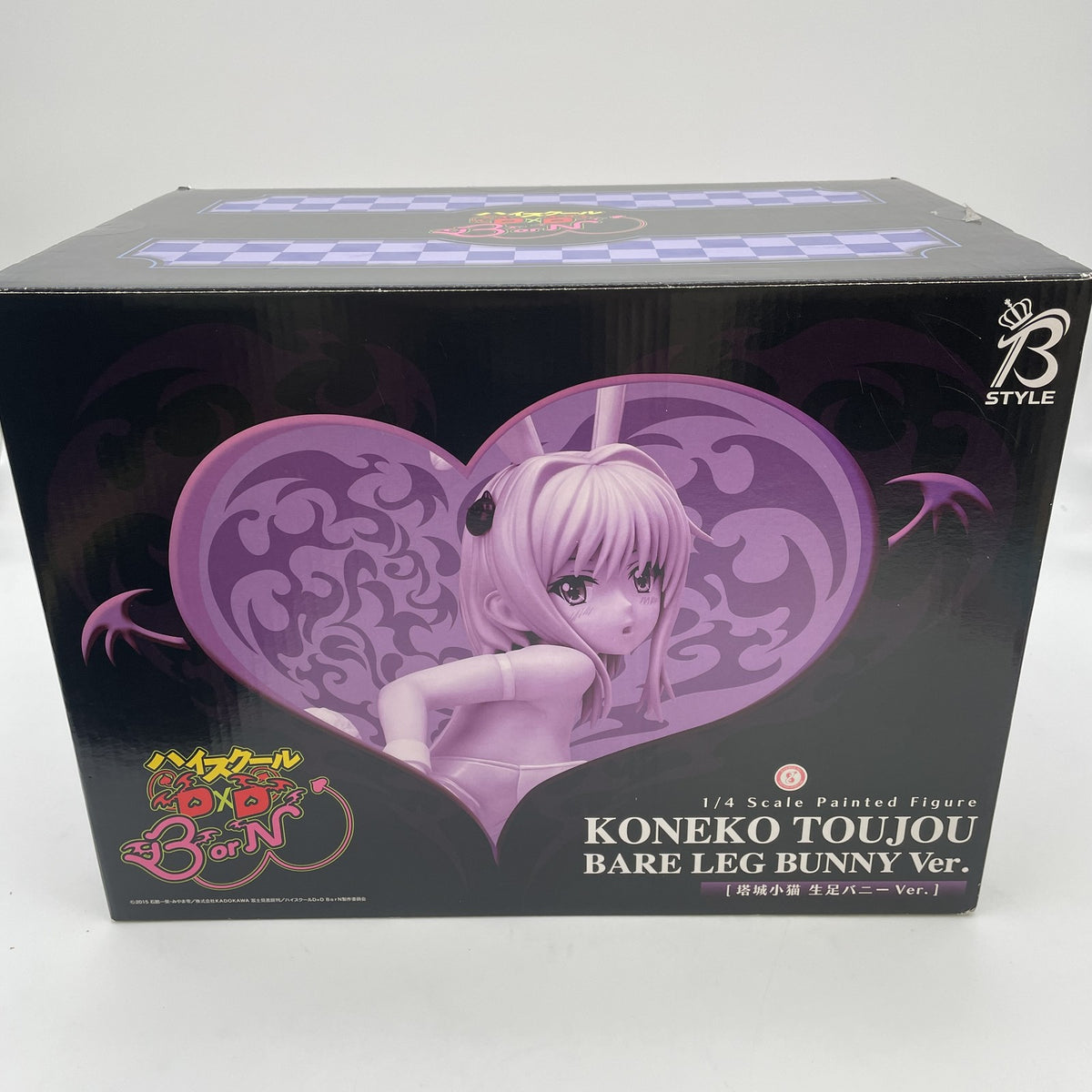 Koneko Toujou Bare Leg Bunny Painted Figure 1/4 High School DxD Japan FREEing