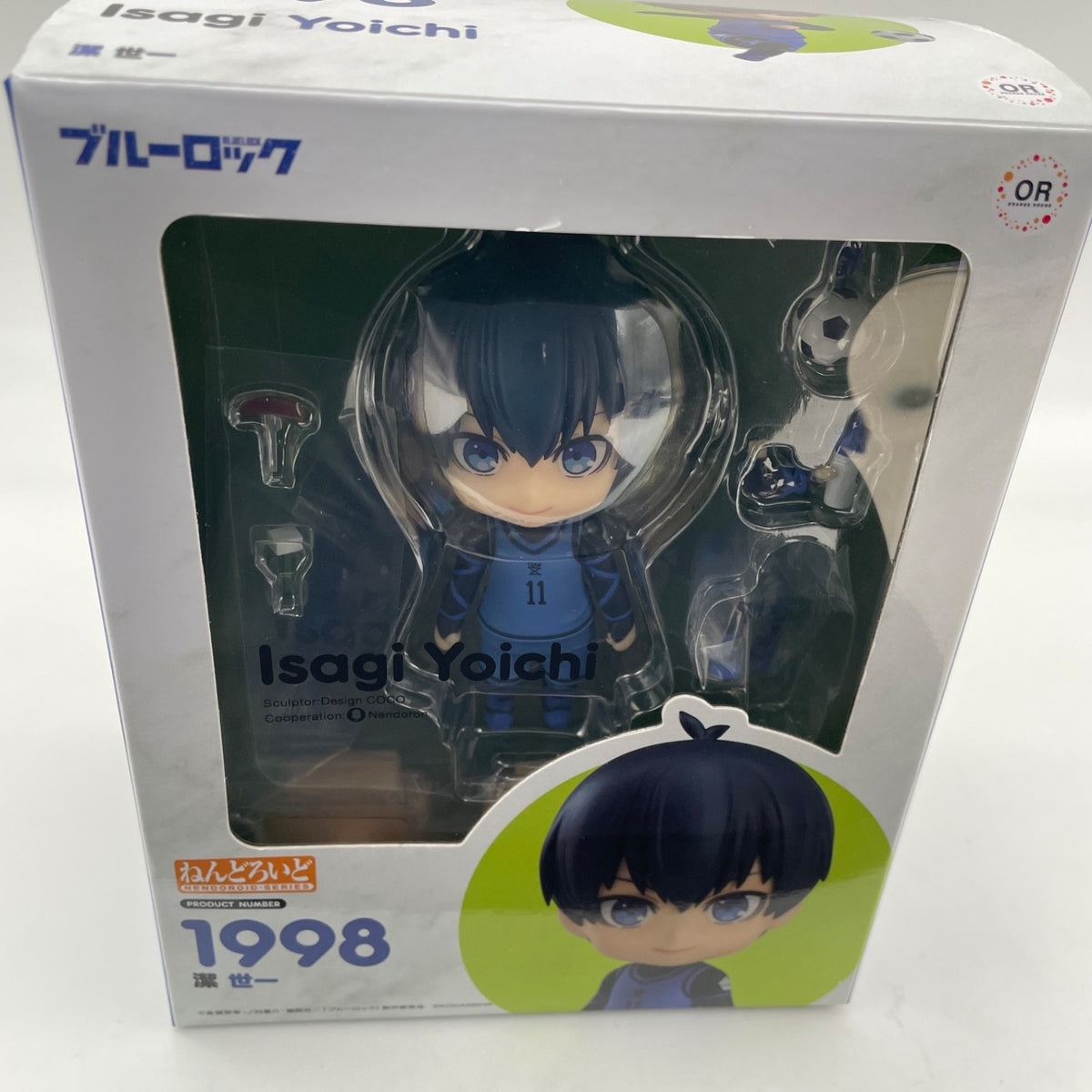 Nendoroid Blue Lock Yoichi Isagi Action Figure #1998 Orange Rouge