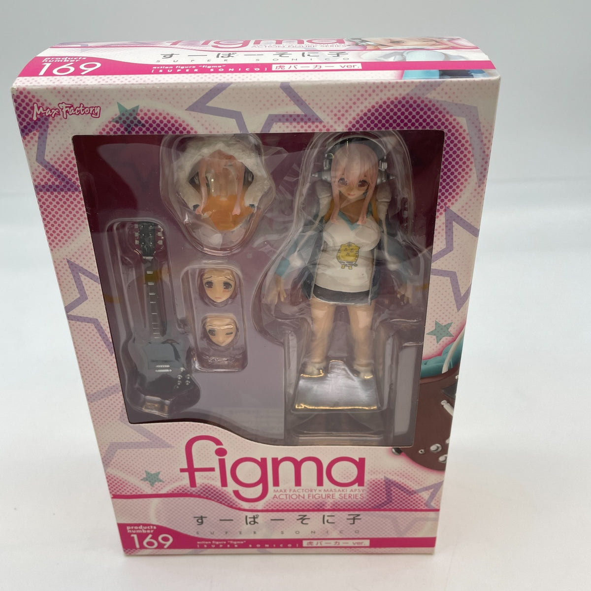 Figma Super Sonico Tiger Hoodie ver Figure 169 Max Factory From Japan