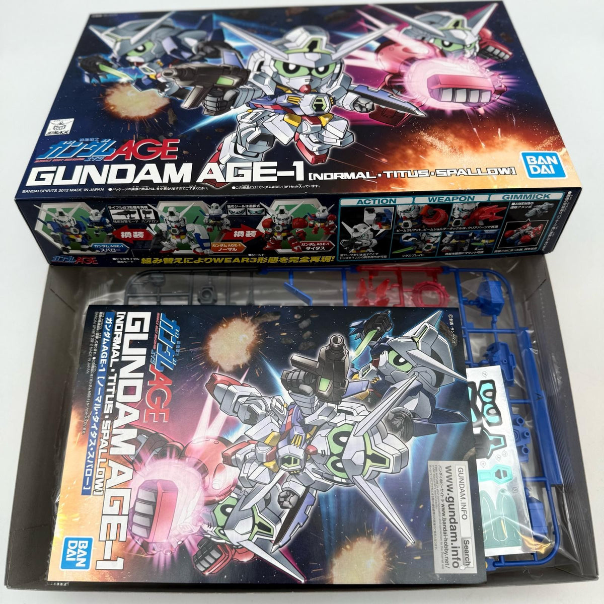 bandai BB369 Gundam Age-1 normal titus spallow japan Model Kit