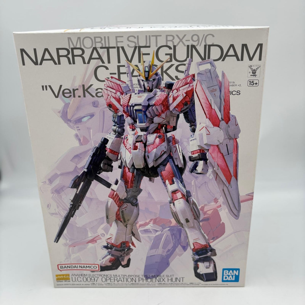 MG 1/100 RX-9/C Narrative Gundam C-Packs (Ver. Ka) Gundam Model Kit BANDAI