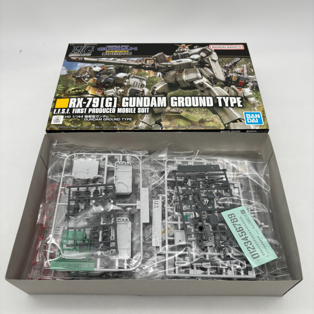 Bandai 1/144 HGUC(210)HG RX-79(G) Gundam Ground Type The 08MS Team Model Kit JP