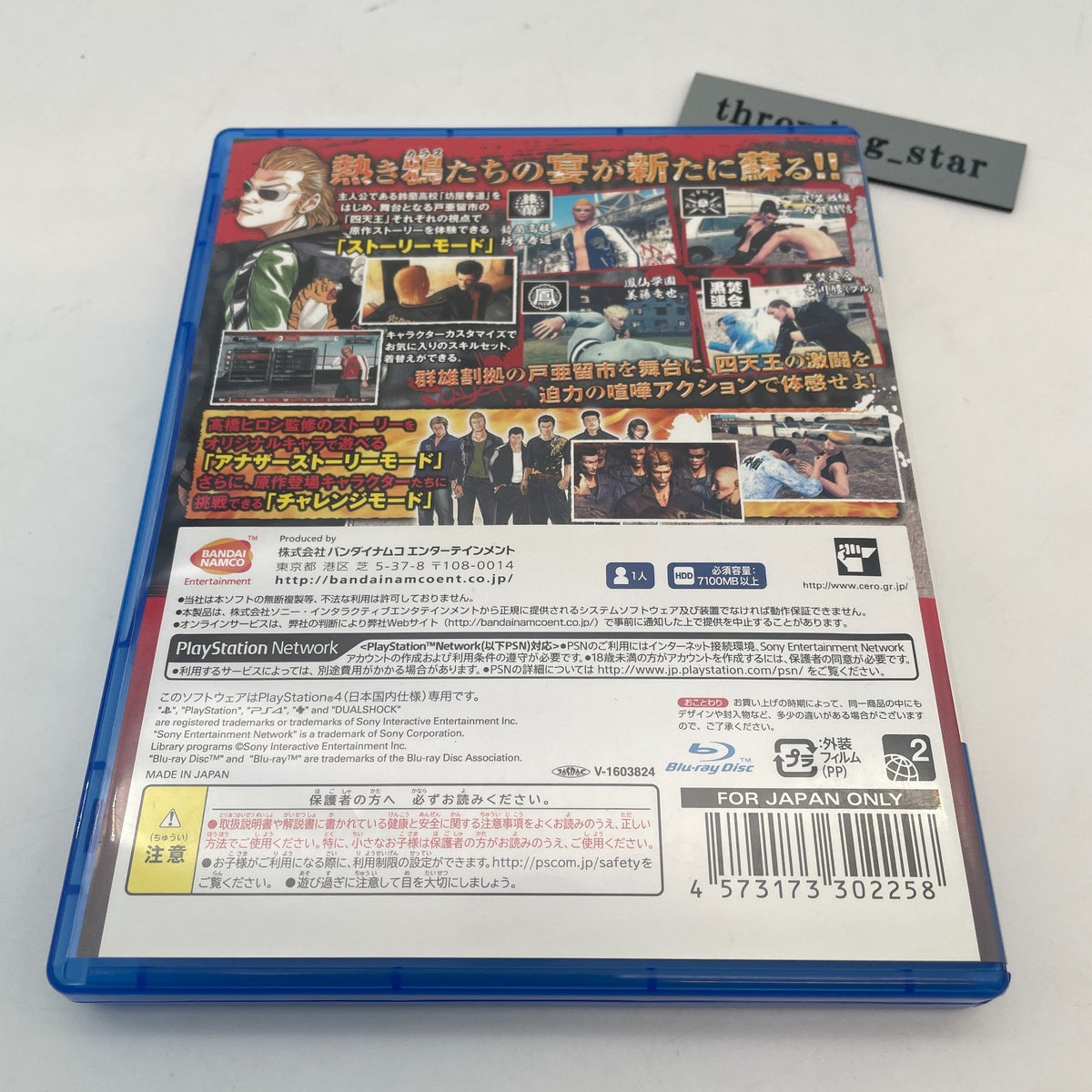 PS4 CROWS BURNING EDGE Sony Playstation 4 Japan Import Game