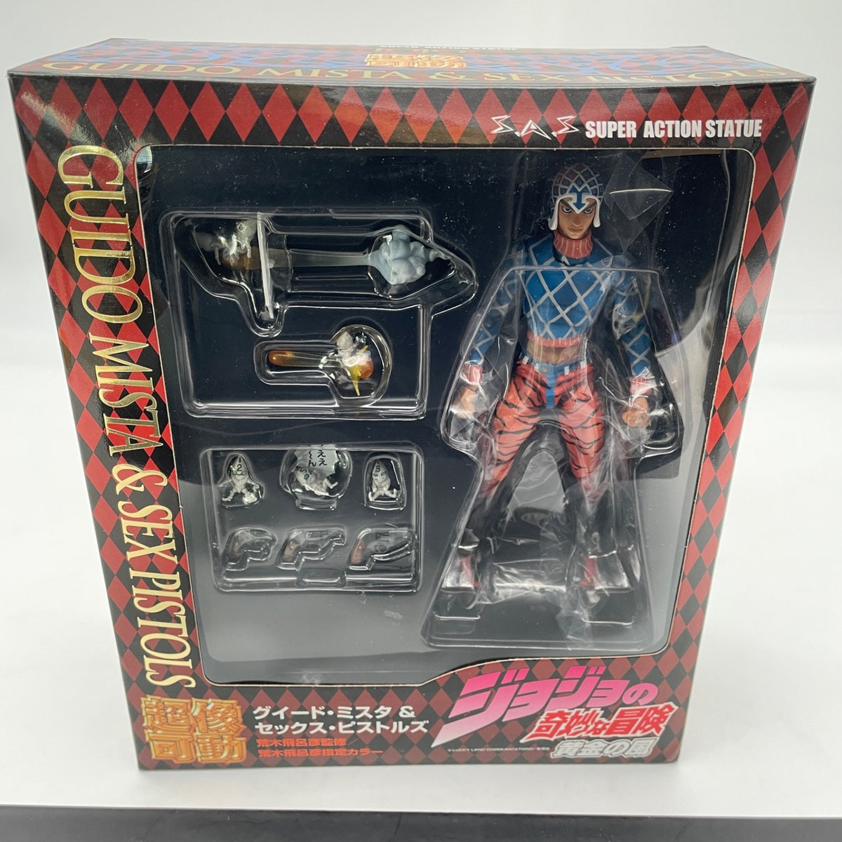 Super Action Statue JoJo's Bizarre Adventure Guido Mista Sex Pistols Figure