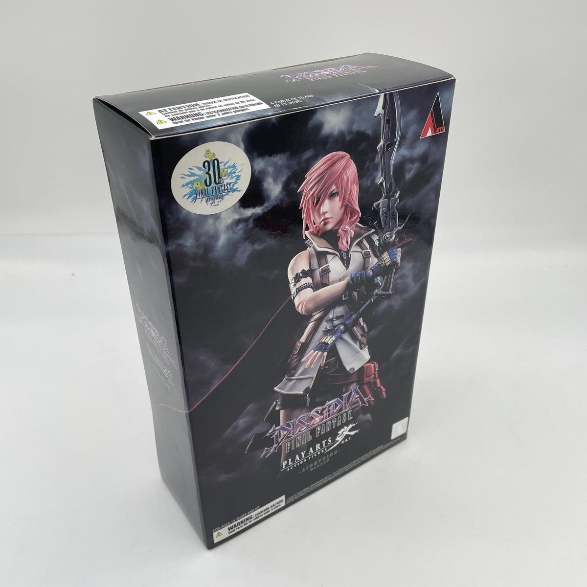 Dissidia Final Fantasy Play Arts Kai Lightning PVC Figure From Japan
