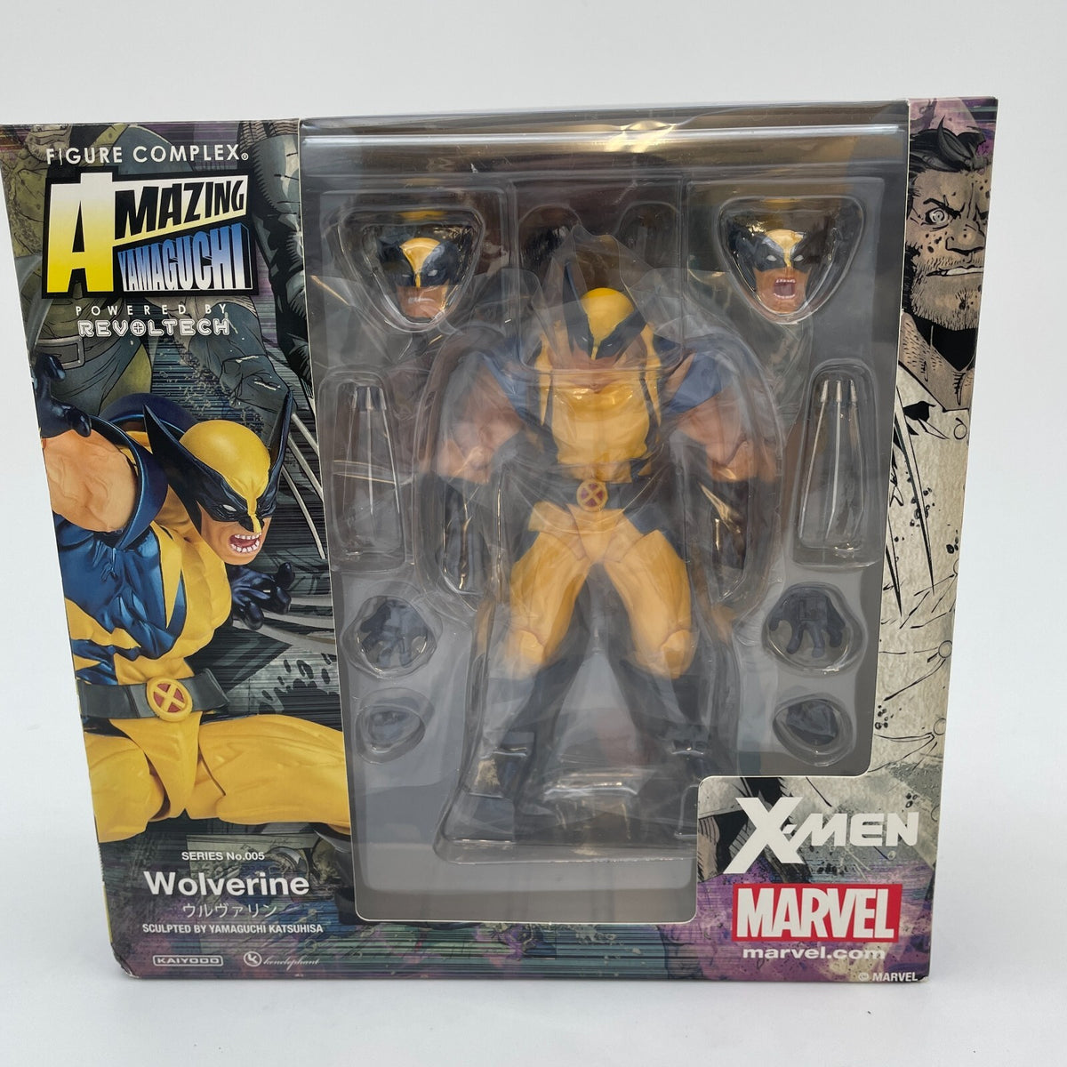 X-Men Figure Complex Amazing Yamaguchi Series No. 005 Wolverine From Japan