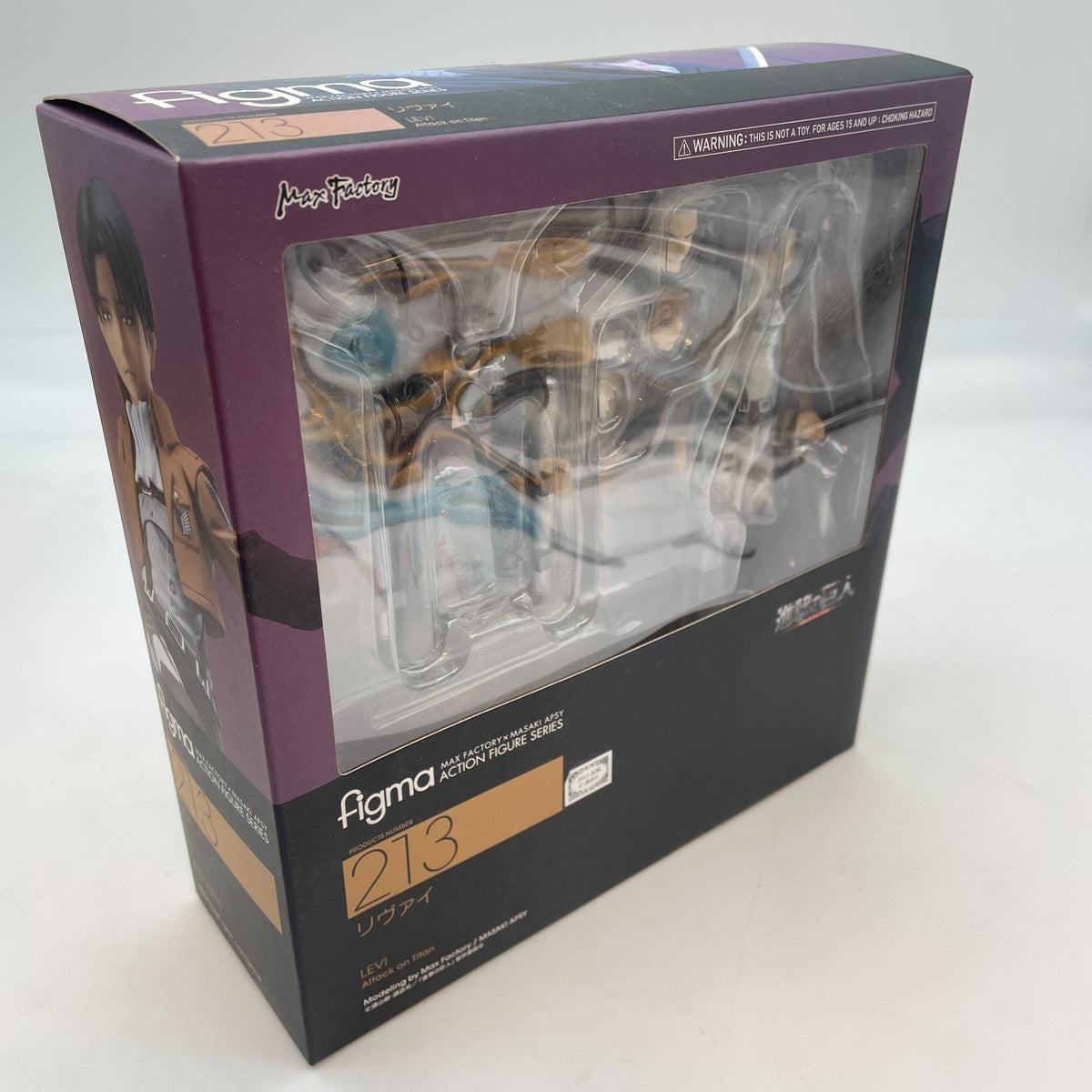 figma Attack On Titan: Levi Ackerman #213 Action Figure Japan Import