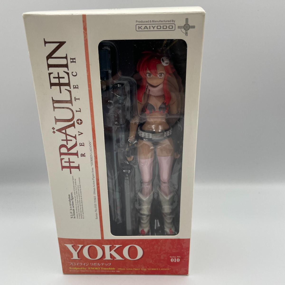 Yoko Littner Figure No.010 Gurren Lagann FRAUREIN Revoltech KAIYODO
