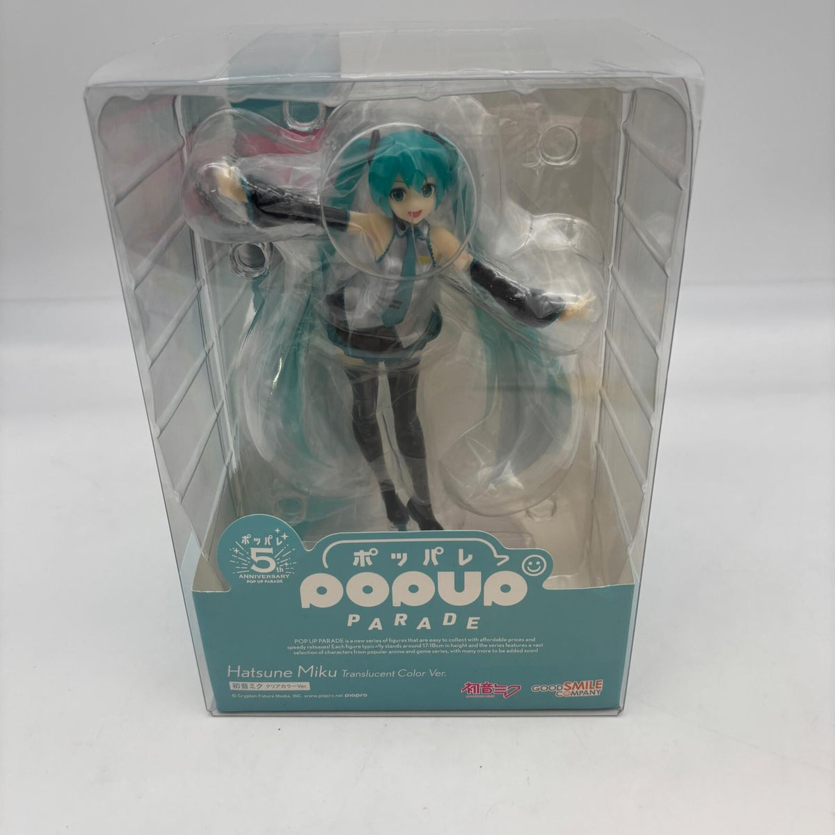 POP UP PARADE Hatsune Miku Clear Color Ver. Figure Good SmileCompany