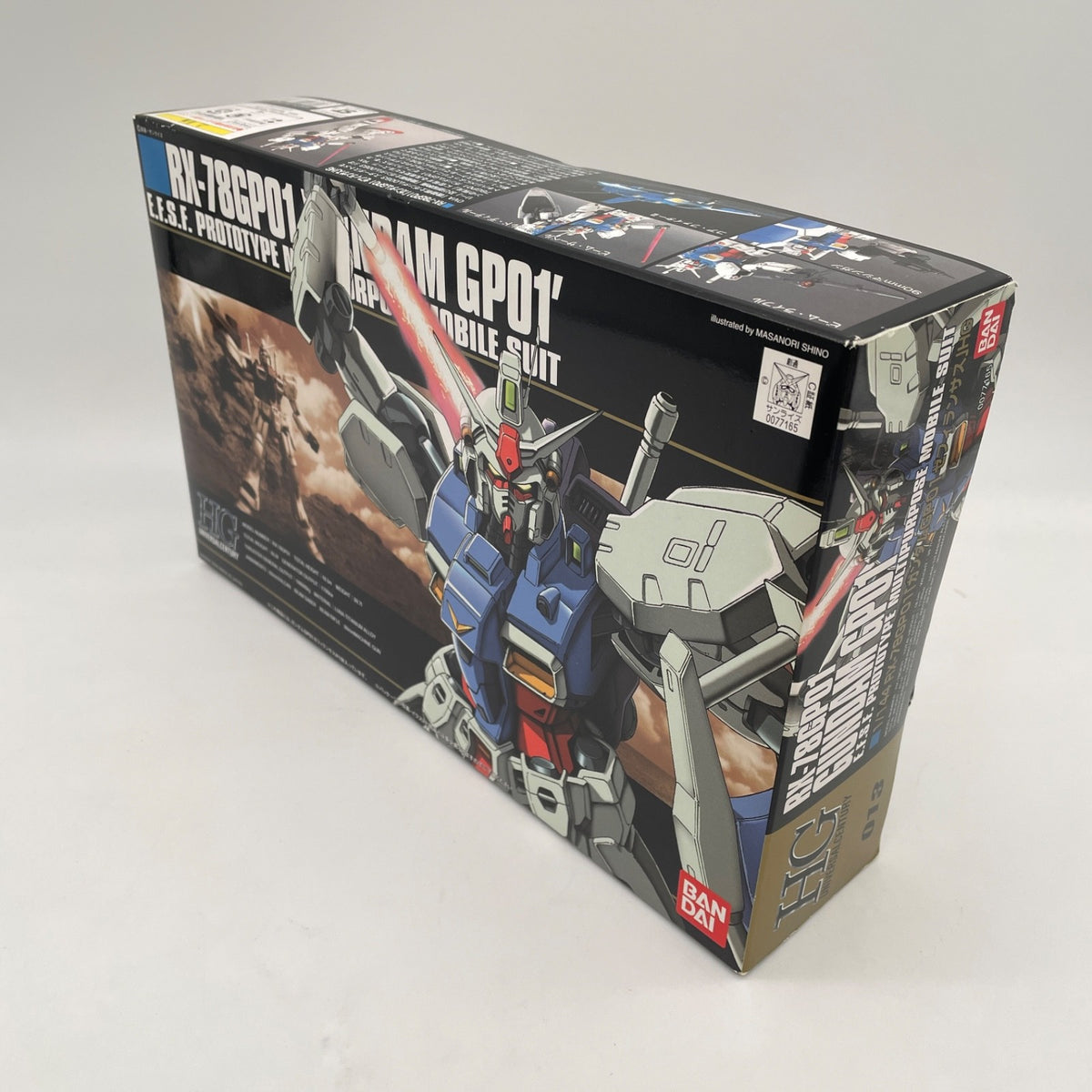 Bandai HGUC 013 1/144 HG RX-78 GP-01 Gundam Zephyranthes Mobile Suit Model Kit