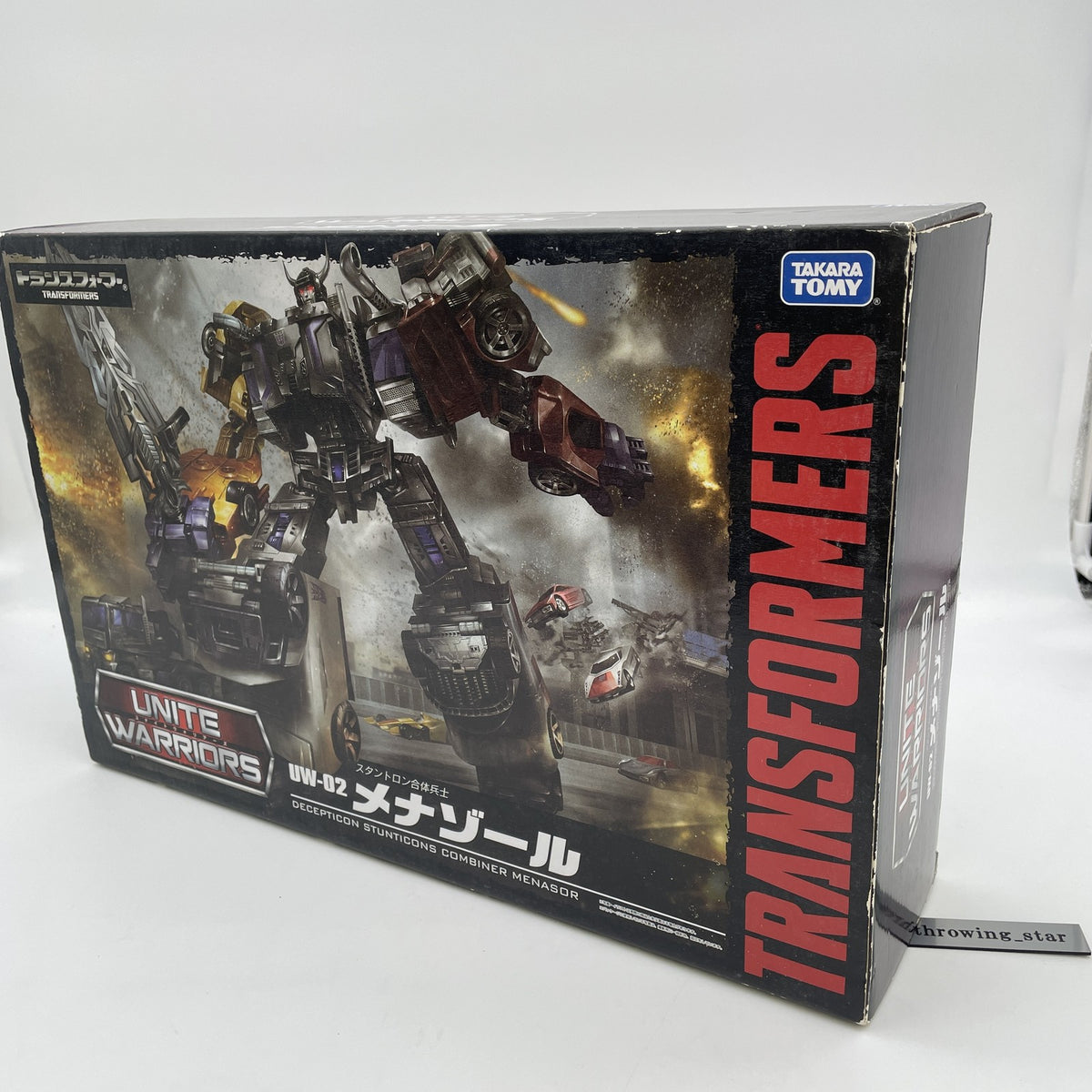 Transformers Unite Warriors UW02 Menasor Menazoru Figure Takara Tomy Japan Toy
